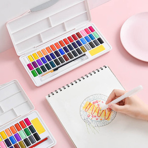 Peintures à l'<span class=keywords><strong>aquarelle</strong></span> solides professionnelles Giorgione 48 couleurs macaron 3 ml – Approvisionnement direct usine, en vrac, prêtes à être expédiées - Product Image 2