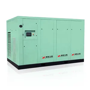 Compresor de aire de tornillo de 15kw 20HP con inyección de aceite de inversor de frecuencia variable tipo VSD industrial para bomba de máquina electrónica OEM