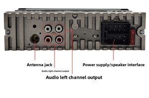 Lecteur MP3 universel 1 DIN, émetteur FM, BT, AUX, USB, autoradio avec écran LED, télécommande et chargeur de voiture - Product Image 5