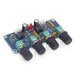 Placa Ecualizadora de Audio XH-A901, Módulo Preamplificador de 2.0 Canales con Control de Graves y Agudos - Product Image 3