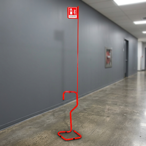 TTAKE <b>Fire</b> Protection <b>Fire</b> <b>Extinguisher</b> <b>Stand</b> with Total Height 1800-1900mm and Base Height 700mm - Product Image 3