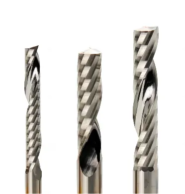 12mm Carbide Single Edged Helical Milling Cutter Wood Massage Tools Single Flute End Mill For Aluminum Wood PVC