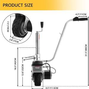MOTORISÉ REMORQUE <span class=keywords><strong>JOCKEY</strong></span> WHEEL 12V ELECTRIC POWER MOVER - Product Image 4