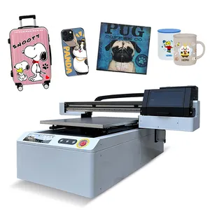 Fabricante de bajo precio Siheda 6090 OEM UV barniz tinta curado y secado máquina de impresión para acrílico teléfono caso Metal madera