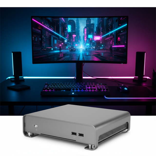 Gaming Mini PC Intel Core I9 13900H RTX 4060 8GB GDDR6 64GB DDR5 1TB SSD Desktop Computer for AI Design