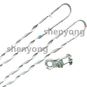 Câble de poteau préformé en usine adss fibre guy grip pince de tension - Product Image 2