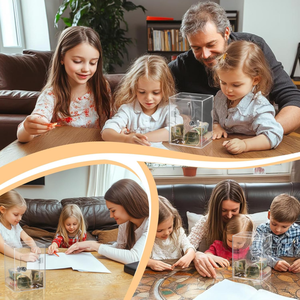 OEM acrylique clair carré tirelire tirelire clé réutilisable coffre-fort banque d'épargne pot d'argent - Product Image 5