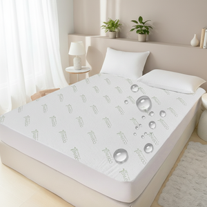 Protector de Colchón Impermeable y Transpirable, Funda de Colchón con Capa de Aire Impresa, Lavable a Máquina para <span class=keywords><strong>Simmons</strong></span> - Product Image 2