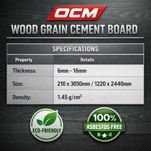 Panneau <span class=keywords><strong>de</strong></span> ciment imitation bois pour rénovation <span class=keywords><strong>de</strong></span> bâtiments, système clic/chevrons, rénovation rapide, esthétique élevée, avec certification CE - Product Image 3
