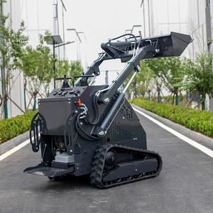 Mini Skid Steer <b>Loader</b> Manufacturer Portable Micro Diesel <b>Loaders</b> New Stand Front and <b>Loader</b> With Attachments for Sale - Product Image 3
