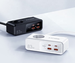 <b>Multifunctional</b> 65W 2C1A Portable Usb GaN <b>Charger</b> Power Socket 83W Fast Charging Power Strip for Laptop Desktop - Product Image 1