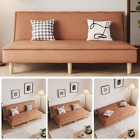 Nuevo Sofá Cama Plegable Multifuncional de Estilo Nórdico con Tela Antiarañazos para Gatos, Diseño Reversible, 2 Plazas, para Sala de Estar/Oficina