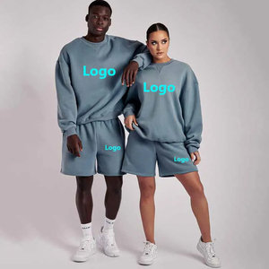 Sudadera con capucha ODM con logotipo personalizado de color de manga larga de fábrica de China, conjunto de chándal para correr, sudadera lisa al por mayor - Product Image 6