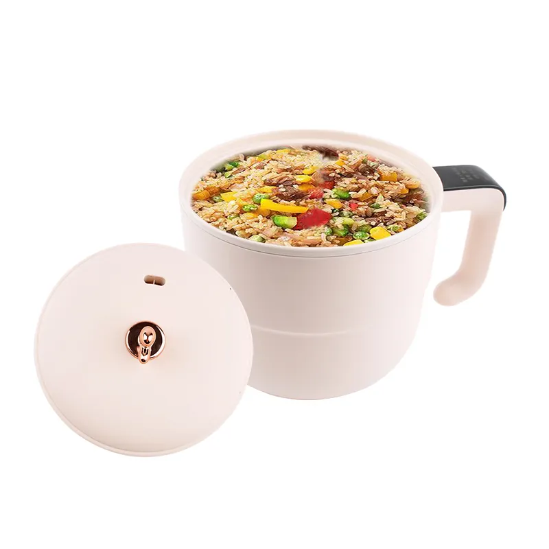 Smart Electric Rice Cooker Porridge Stew Heater Cup Noodles Pasta Soup Cooking Pot Breakfast Mini Hotpot Eggs Omelet Frying Pan