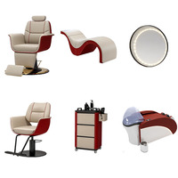 Juego de Muebles para Salón de Belleza QUHE, Silla de Barbero con Bomba Hidráulica y Reposapiés Ajustable - Solución Integral en Venta