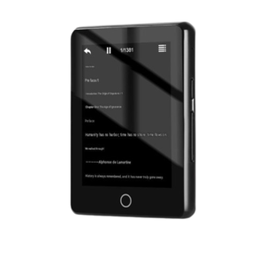 Lecteur MP3 MP4 à écran tactile personnalisé en usine, Bluetooth 5.0, lecteur de livres électroniques, enregistreur vocal, radio FM, appareil musical avec batterie 10H - Product Image 1