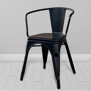 เก้าอี้รับประทานอาหารโลหะโลหะสำหรับลานร้านอาหารขนาด18นิ้วที่นั่งสูงเก้าอี้กลางแจ้งในร่ม - Product Image 4