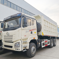 Camion benne lourd diesel FAW 6X4 de marque chinoise d'origine, neuf, avec conduite à gauche, caméra de recul, 390HP/420HP, à vendre