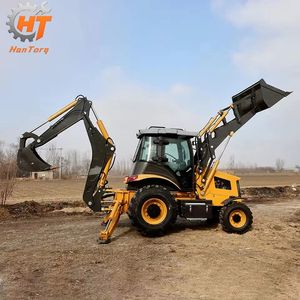 कृषि मूल्य के लिए शीर्ष ब्रांड hantorq 388 कृषि मूल्य 4x4 बैकहोय व्हील लोडर मिनी खुदाई - Product Image 3