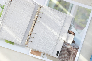 Plans de tampons juridiques A7 réguliers en gros avec logos personnalisés anneau individuel PP fil de couverture ou reliure de couture de selle - Product Image 3