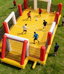 EASYFUN Grand équipement d'amusement gonflable d'extérieur <span class=keywords><strong>Cage</strong></span> <span class=keywords><strong>de</strong></span> Panna gonflable Terrain <span class=keywords><strong>de</strong></span> football à louer - Product Image 2