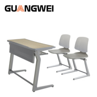 Ensemble table et chaise d'étude scolaire moderne, écologique et durable