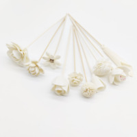 Diffuseurs de parfum en roseaux de 3 cm, 6 cm, 8 cm, vente chaude, fleurs artisanales en bois de sola
