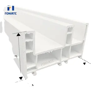 Europa Amerikaanse Stijl Profiel Pvc Venster Profiel Voor Witte Extrusie Deuren & Ramen Aangepaste Fonirte