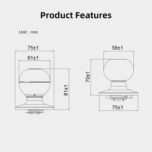 स्मार्ट बायोमेट्रिक फिंगरप्रिंट डोर नॉब कीलेस एंट्री लकड़ी का दरवाजा लॉक ट्यूया स्मार्ट होम लकड़ी के दरवाजे के लिए - Product Image 5