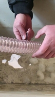 Chine Fournisseur TPU Anti Statique PU Flexible Conduit Accordéon Tuyau Grand Diamètre Transparent Poussière Fil D'acier Tuyau pour Industriel