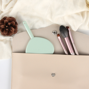 Bán buôn du lịch xách tay nhựa mini hình trái tim Beauty Salon gương thiết kế dễ thương tay cầm tay gương - Product Image 3