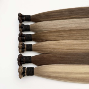 Extensiones de Cabello Humano Genius Weft Invisibles, Cabello Humano Natural Liso, Extensiones de Cabello Genius Weft Color Negro - Product Image 1