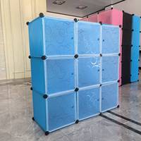 Meubles de chambre et de salon : Armoires de rangement en plastique multicouches DIY pour la vente en gros aux fabricants
