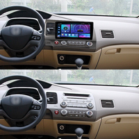 Autoradio Android 15 BQCC pour Honda Civic 8ème génération 2005-2011, Carplay, Android Auto, lecteur stéréo de voiture, Wifi 4G, lecteur DVD de voiture 2DIN