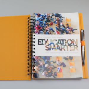 Carnet à spirale personnalisable à couverture rigide de 400 <span class=keywords><strong>pages</strong></span>, cuir esthétique magique avec anneau, cahiers de qualité supérieure - Product Image 2