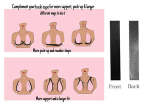 Femme D'ascenseur de Sein Décolleté Renforceur Adhésif Soutien-Gorge Anti-Transpiration De Beauté Magique Instantané Ascenseur Seins Bande - Product Image 4