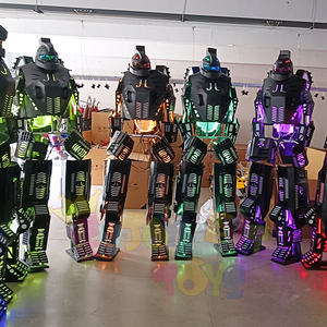 Alta qualità Costume Robot vestito indossabile formato adulto trasformatori Led Robot trampoliere camminatore tute Costume per Cosplay umano - Product Image 2