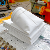 Sac filtrant en feutre aiguilleté polyester haute efficacité pour dépoussiéreur, avec bande de fixation supérieure, pour systèmes de filtration d'air, usage agricole, Jin Bangtai