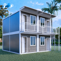 Module Préfabriqué Maisons Flottantes 2 Étages Structure en Acier Léger pour Bâtiment Conteneur d'Expédition pour Fidji