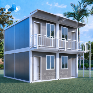 Modulo Prefabbricato a 2 Piani Case Galleggianti Struttura Prefabbricata in Acciaio Leggero Container Edificio Abitativo per le Fiji - Product Image 2