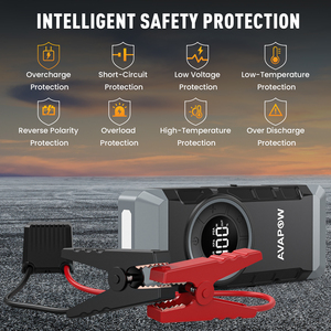 คอมโบ<span class=keywords><strong>2</strong></span> In1ชนิด C เอาต์พุต PD18W สตาร์ทรถพร้อมเครื่องอัดอากาศ - Product Image 5