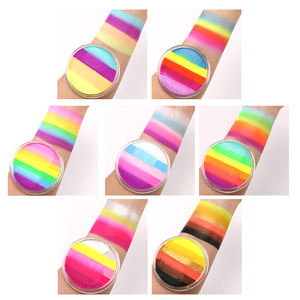 Paleta de Colores <span class=keywords><strong>Profesional</strong></span> NUKOLO, Acrílica, No Tóxica, a Base de Agua, Multicolor, para Pintar el Cuerpo y el Rostro de Niños - Product Image 1