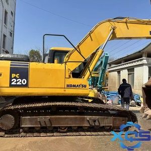 Excavadora de cadenas Komatsu PC220 usada, 22 toneladas, excavadora hidráulica original de Japón para movimiento de tierras en construcción - Product Image 6
