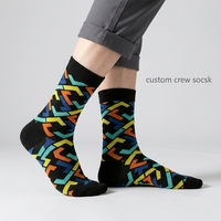 Nouvelles chaussettes de mode amusantes avec logo personnalisé, chaussettes amusantes pour hommes