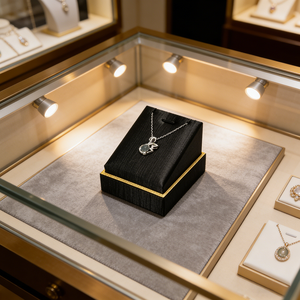 Expositor de Joyería Elegante Hecho a Mano de Alta Calidad Personalizado, Soporte para Exhibición de Collares - Product Image 1