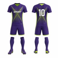Conjunto de Uniforme de Fútbol Personalizado X-Cross, Sublimación OEM, Corte Holgado, Ropa Deportiva para Equipo, Personalizable