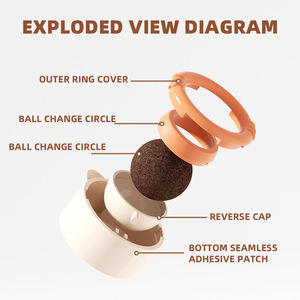 Giocattoli da Masticare per Gattini con Erba Gatta Ecologici OEM, Promuovono il Gioco Attivo, Divertimento Sicuro, Confezione in Cartone, Tiragraffi con Erba Gatta - Product Image 3
