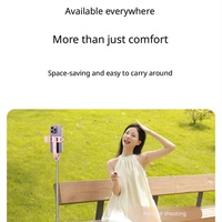 Perche à selfie universelle portable 1700 mm à longueur extensible, support intégré pour diffusion en direct, photographie professionnelle pour smartphones
