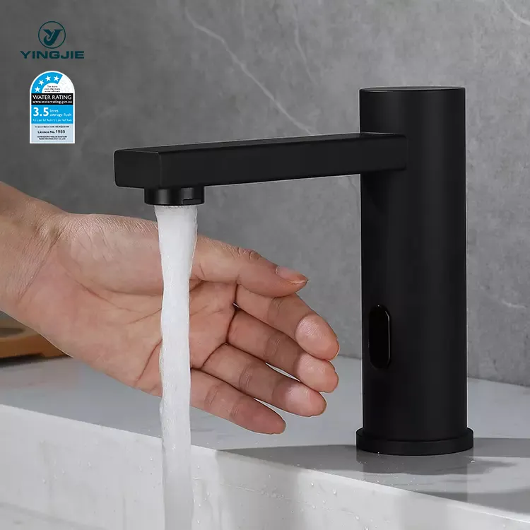 Wholesale touchless faucet sensor taps Automatic bathroom sink sensor tap smart faucet sanitary ware wash basin mixer fausets