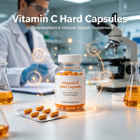 Complexe de Vitamine C pour Adultes en Capsules Dures avec Zinc et Antioxydants, Végétalien/Sans Gélatine, Sans Sucre Naturel pour un Soutien Nutritionnel Quotidien